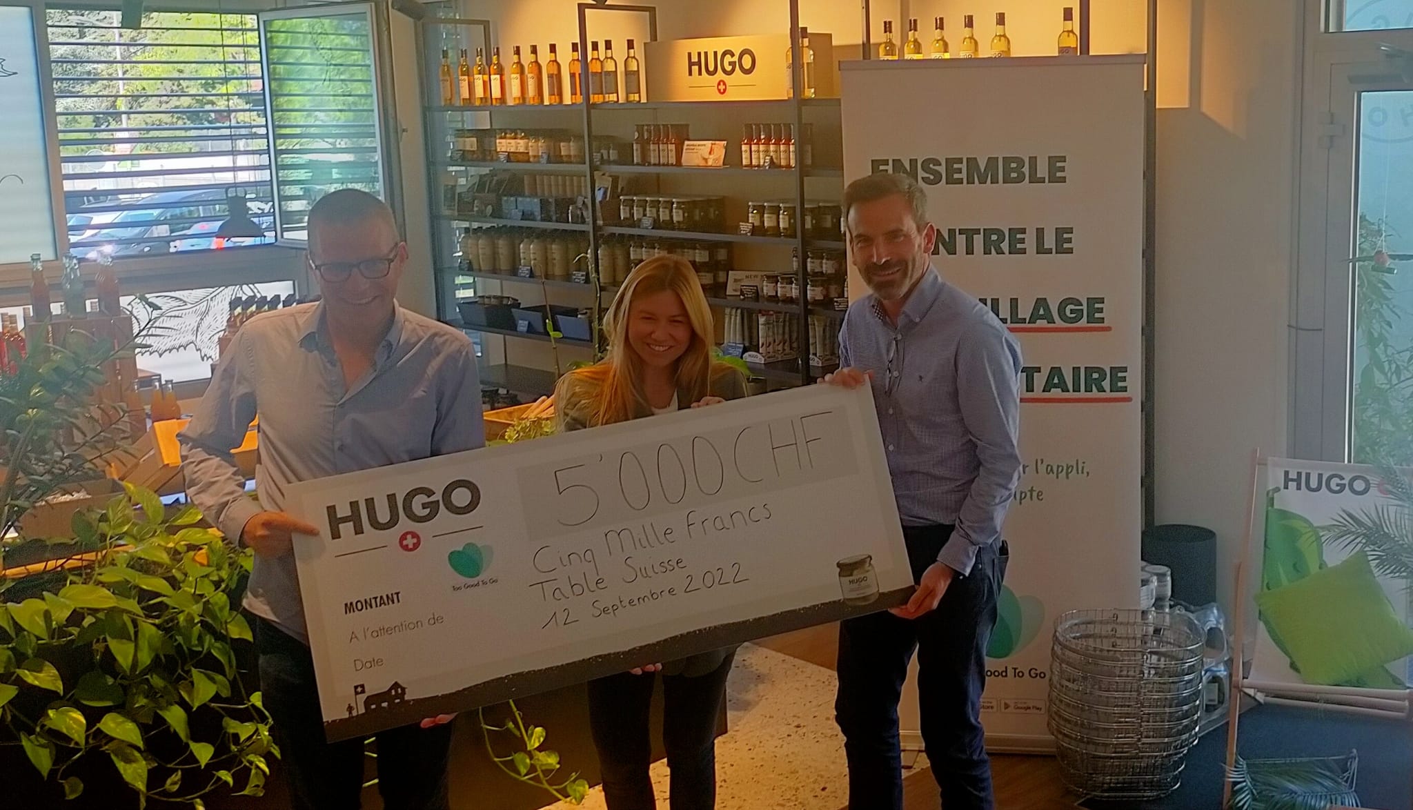 5'000 francs ont été récoltés avec l'action de sauvetage des concombres d'Hugo Reitzel et Too Good To Go